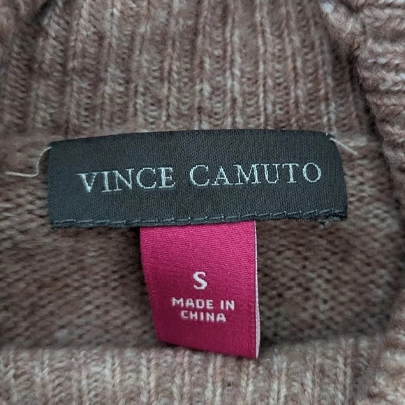 Vince Camuto Women's Soft Pink Turtleneck Sweater Size Small - Picture 3 of 7